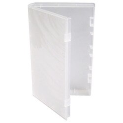 Clear VHS Tape Case - NO Hub